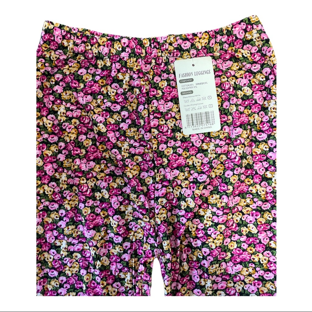 Floral butter leggings